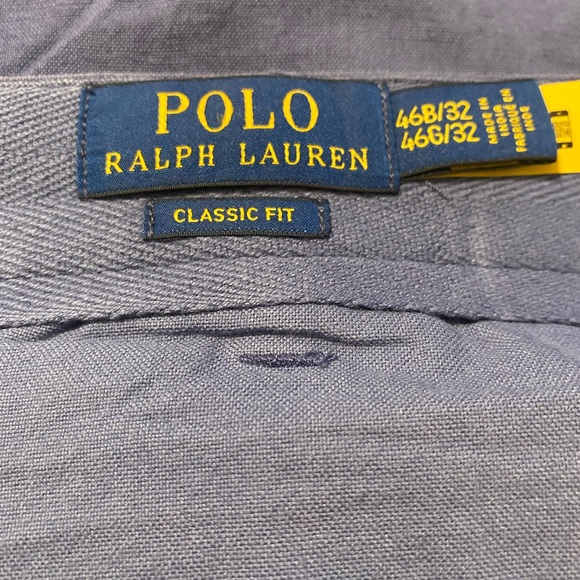 Polo Ralph Lauren Classic Fit Linen-Cotton PantBig & Tall - Picture 6 of 6